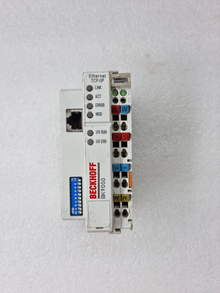 Beckhoff BK9000 Ethernet TCP/IP Bus Coupler Industrial Automation Module PLC 24V